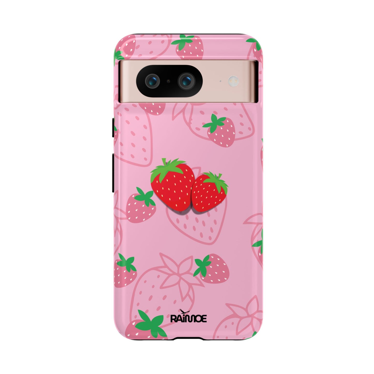 Fresa Jugosa - Funda Resistente para Google Pixel (Brillante)