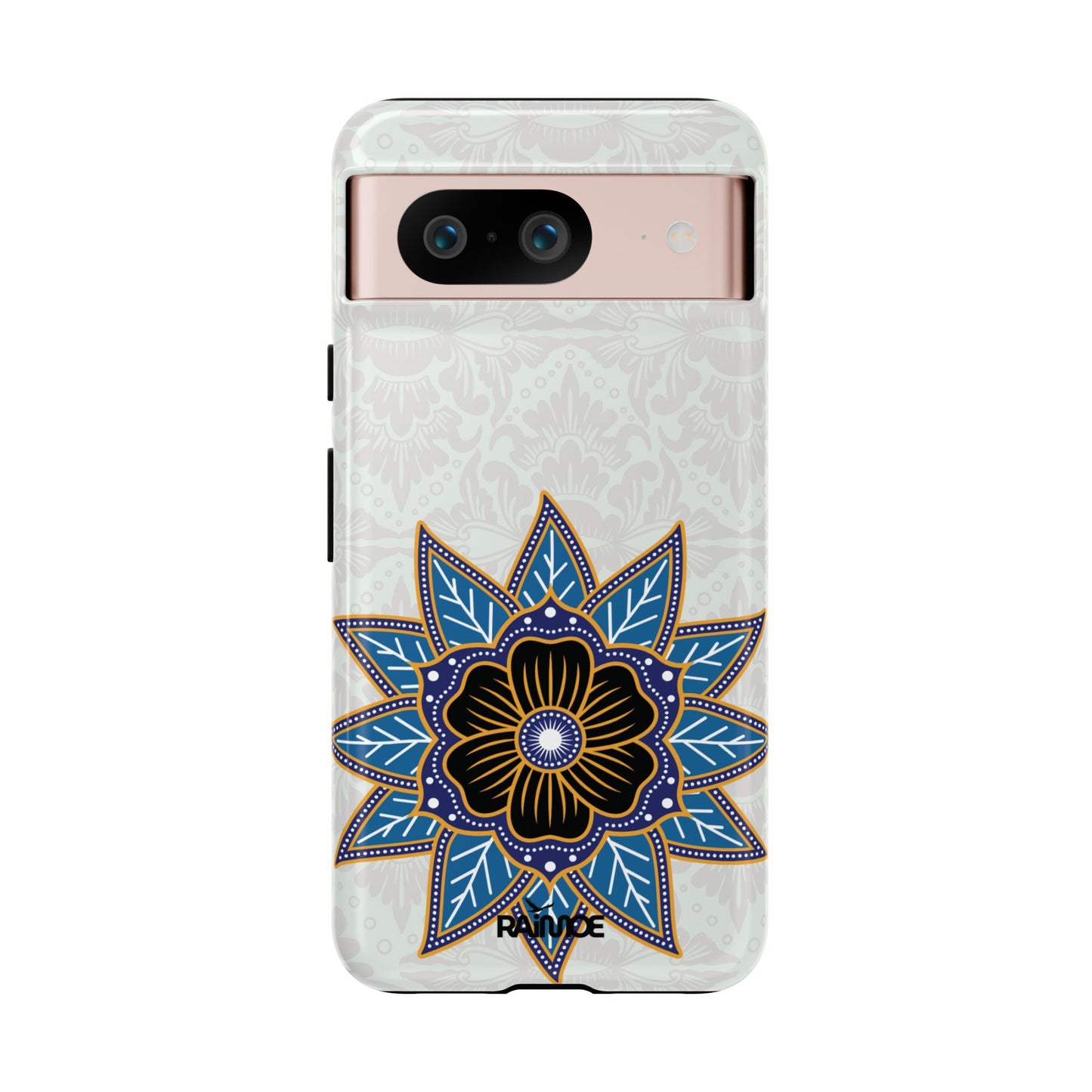 Blue Bloom - Funda resistente para Google Pixel (brillante)