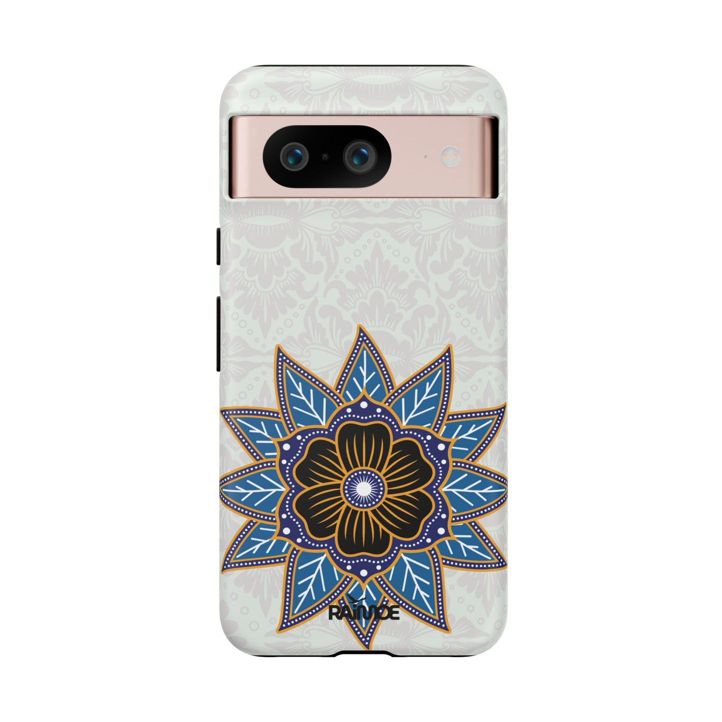 Blue Bloom - Funda resistente mate para Google Pixel