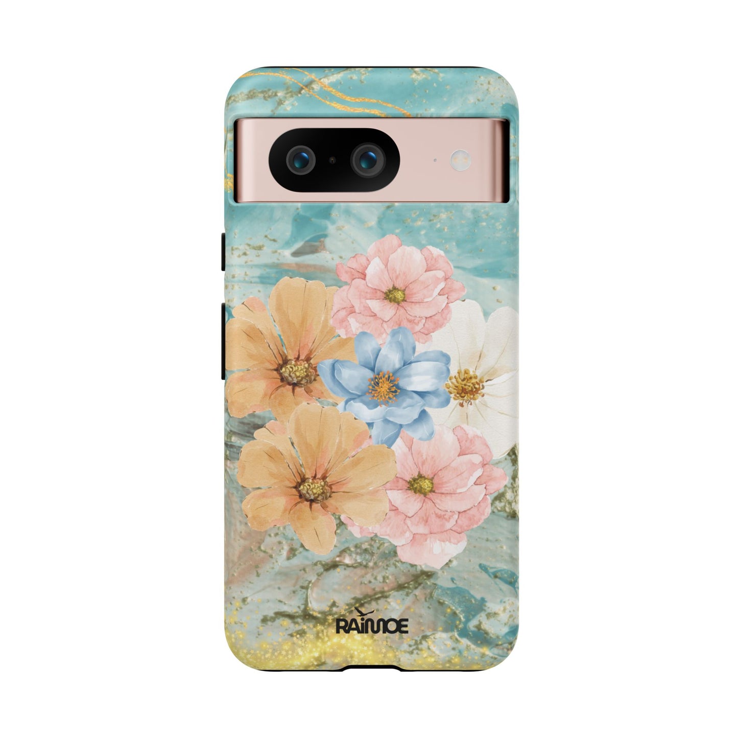 Golden Waves - Funda resistente mate para Google Pixel