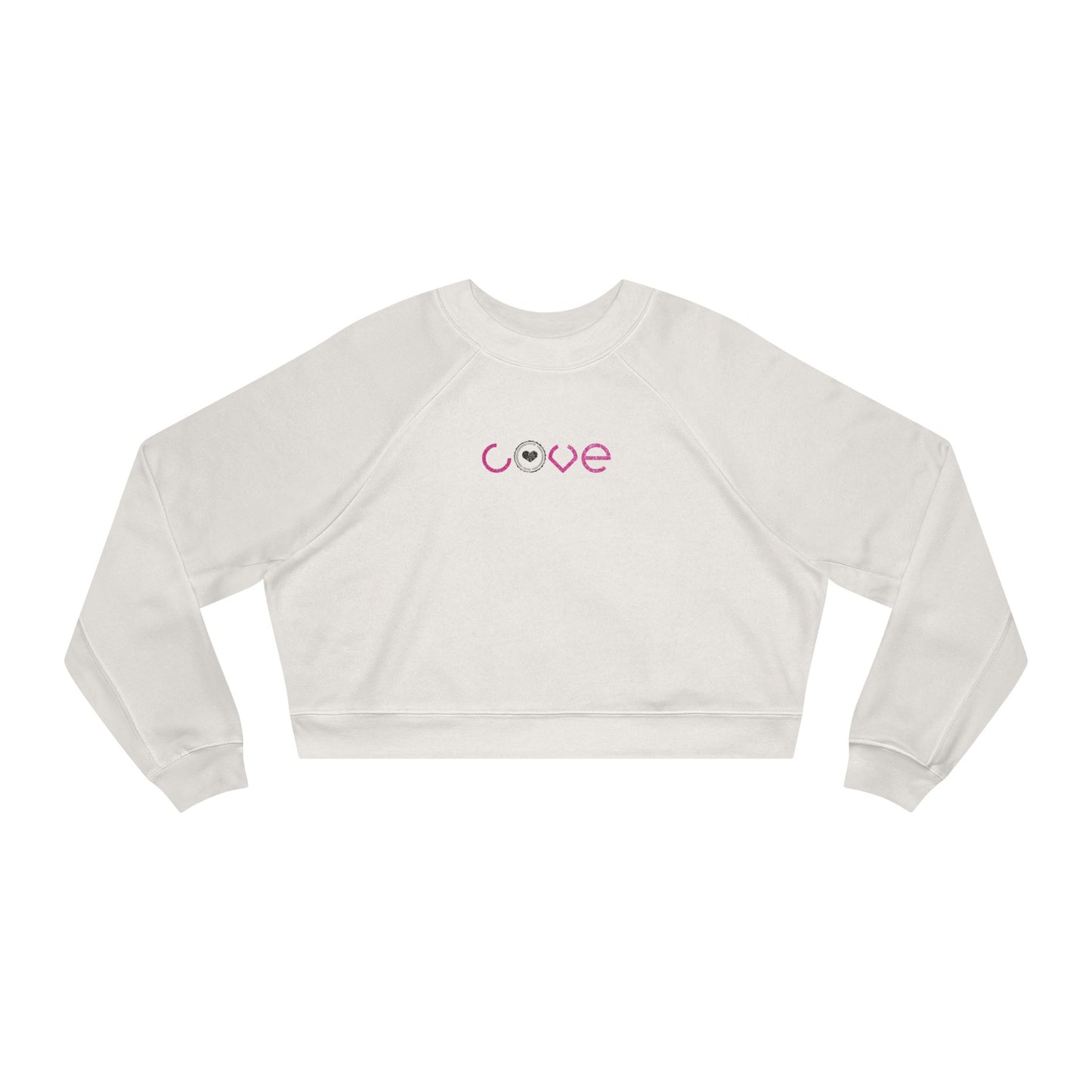 LOVE Cropped Fleece Pullover