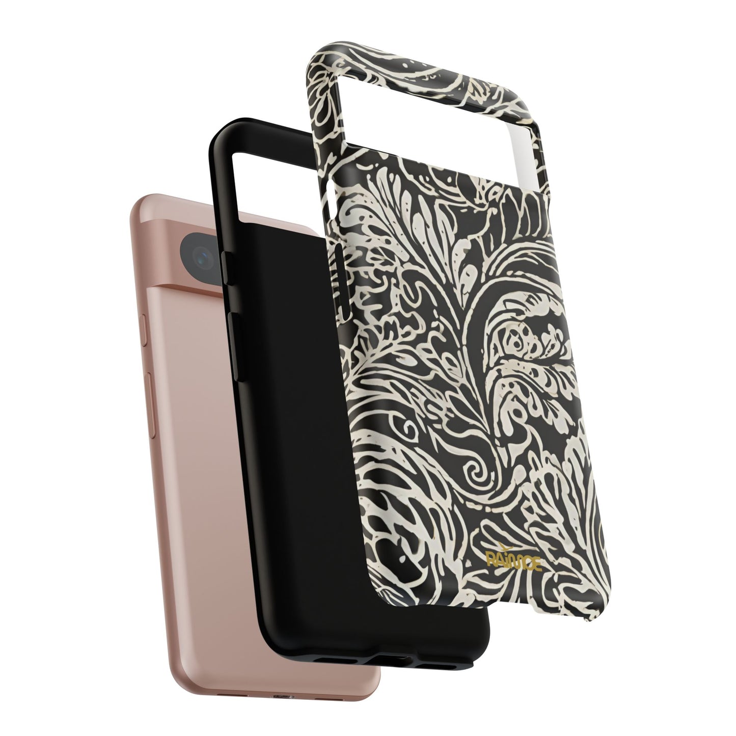 Funda resistente mate para Google Pixel con efecto Leaf Stroke