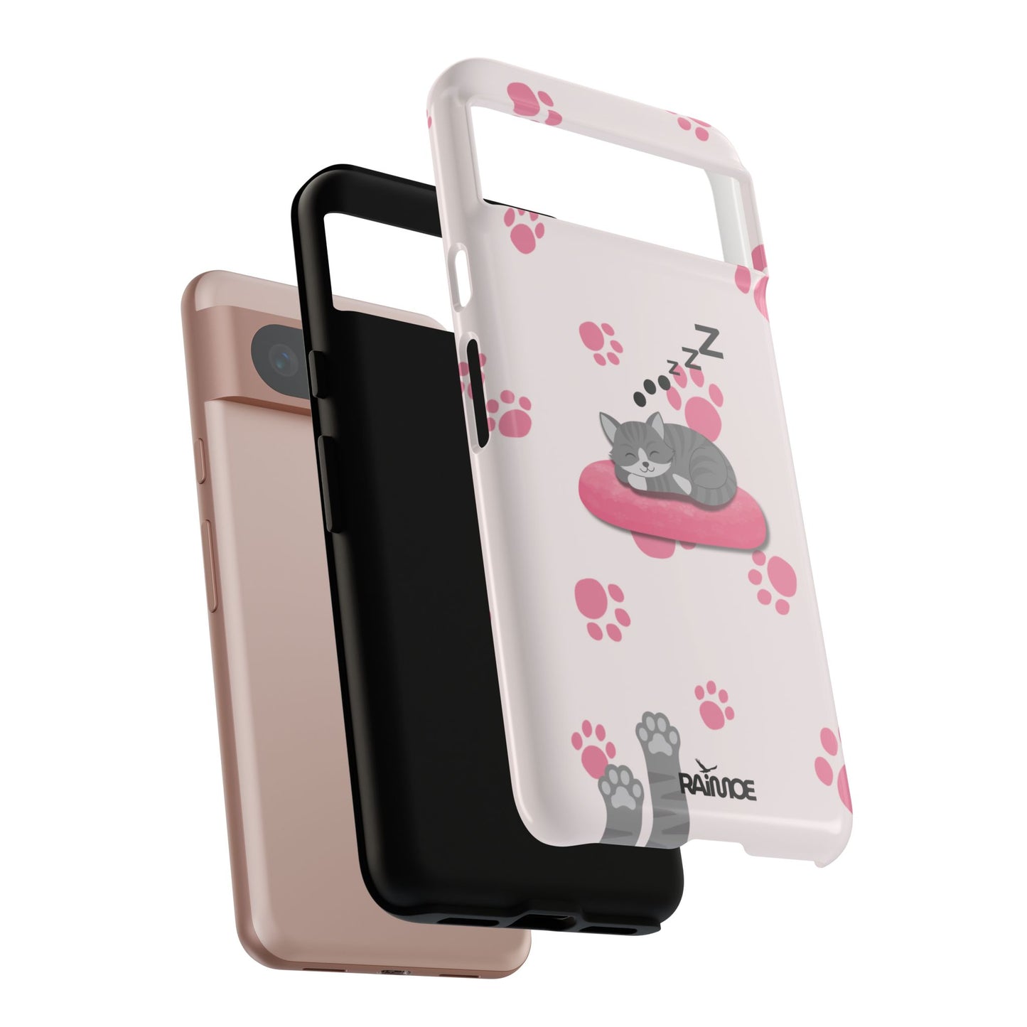 Kitty Cutie - Funda resistente para Google Pixel (brillante)