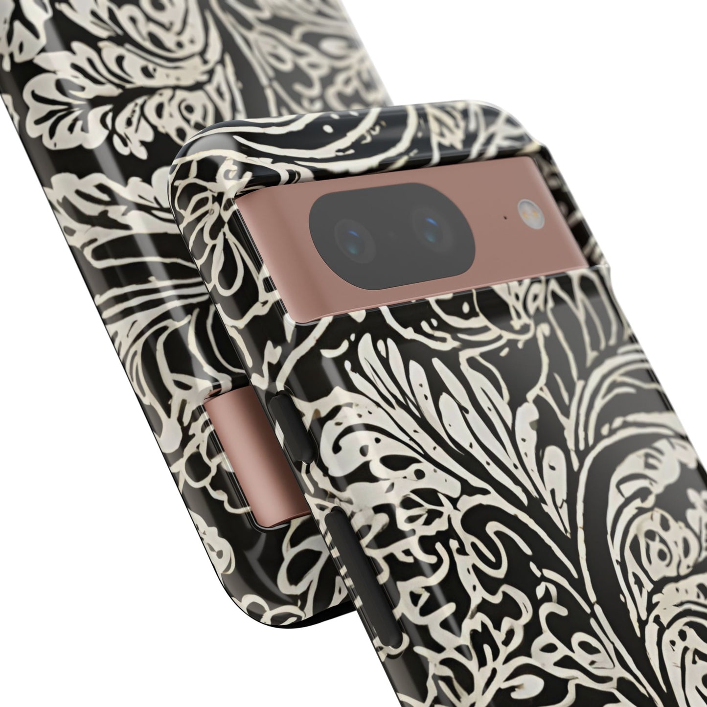 Funda resistente con diseño de hoja de arce para Google Pixel (brillante)