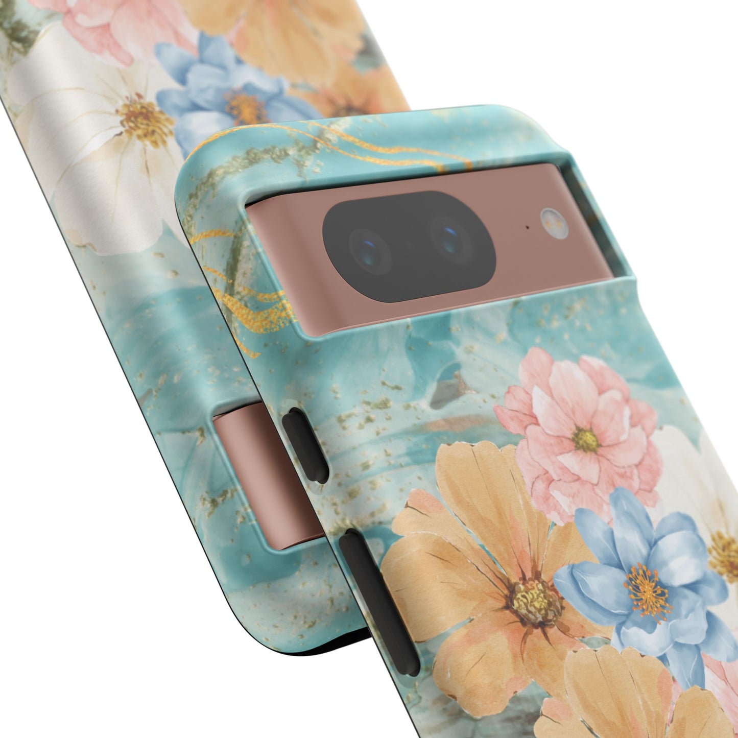 Golden Waves - Funda resistente mate para Google Pixel