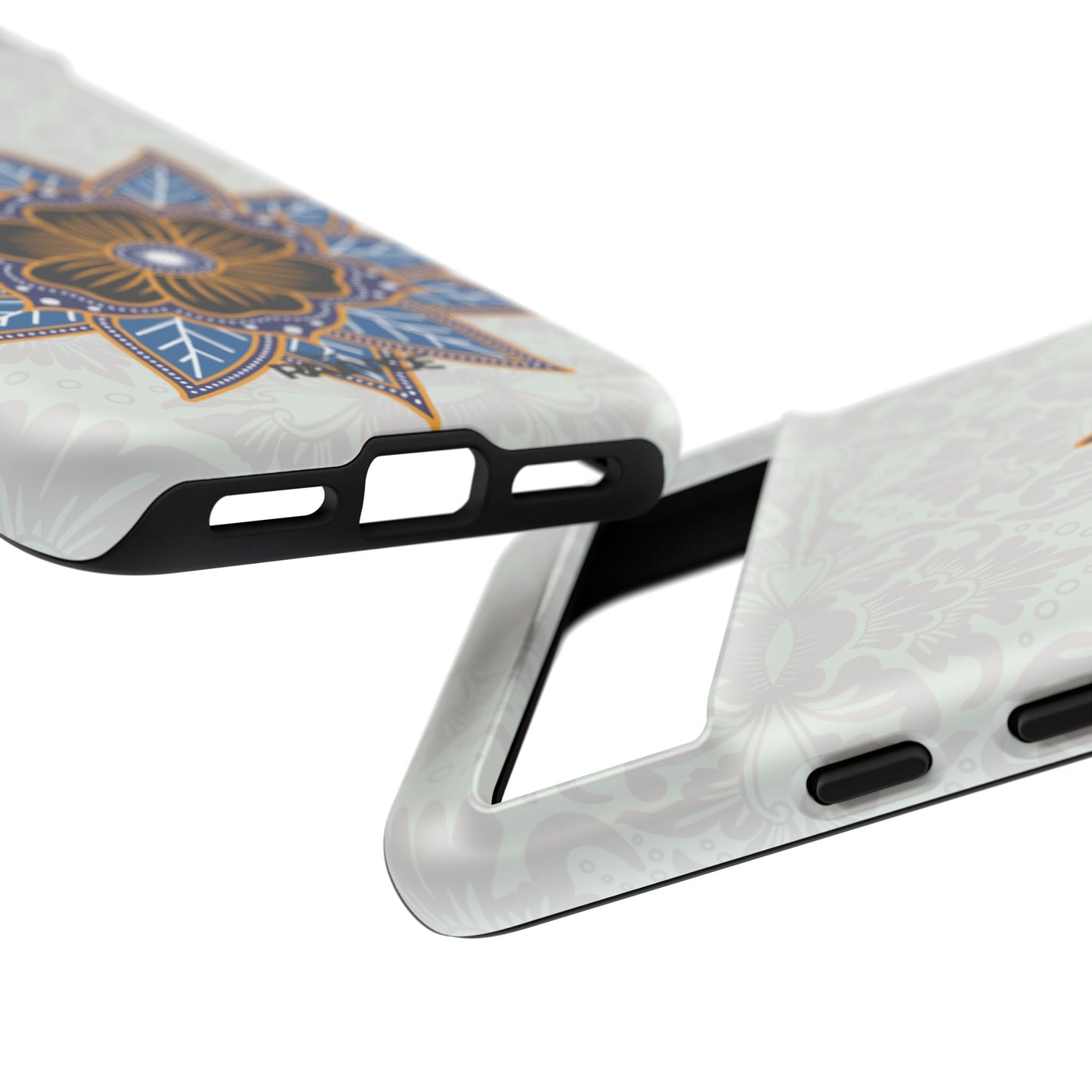 Blue Bloom - Funda resistente mate para Google Pixel