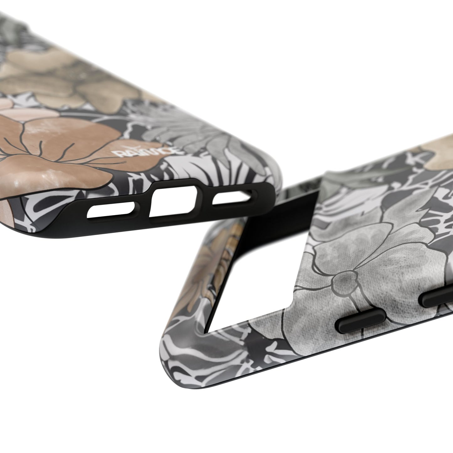 Funda resistente con diseño floral rústico para Google Pixel (mate)