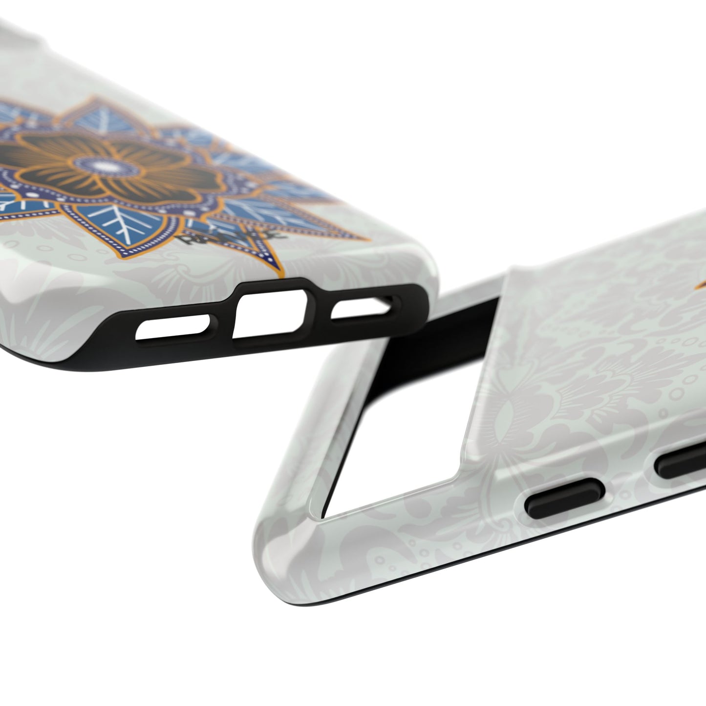 Blue Bloom - Funda resistente para Google Pixel (brillante)