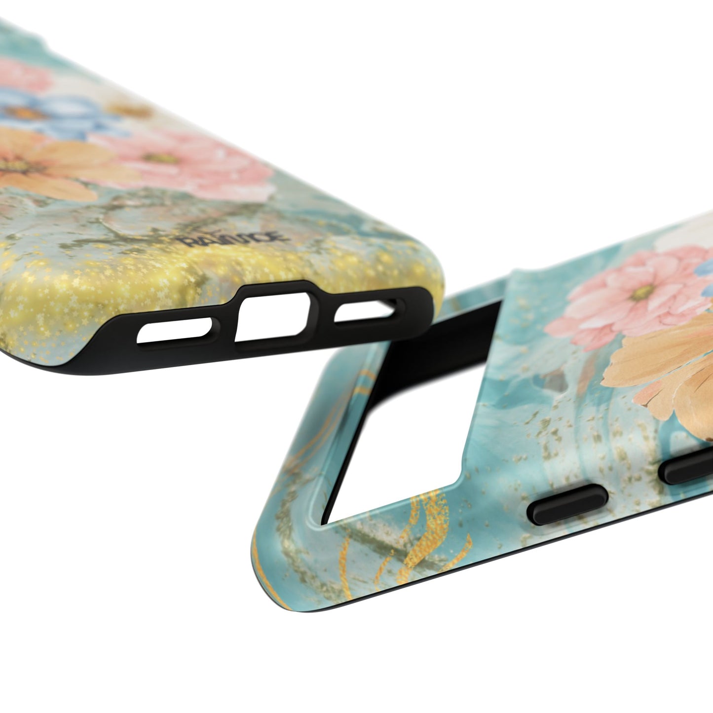 Golden Waves - Funda resistente mate para Google Pixel