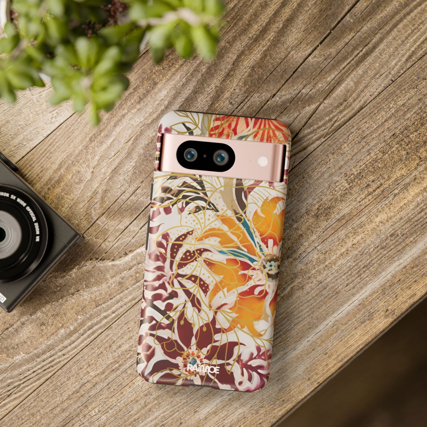 Auburn Floral - Funda resistente para Google Pixel (mate)