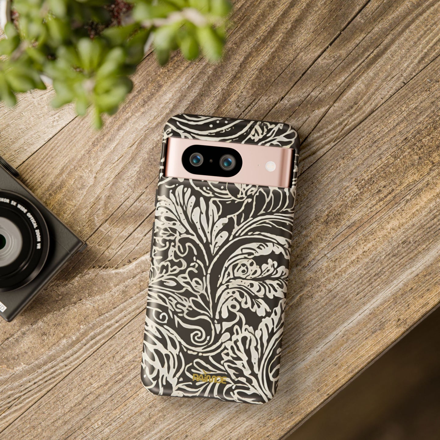 Funda resistente mate para Google Pixel con efecto Leaf Stroke