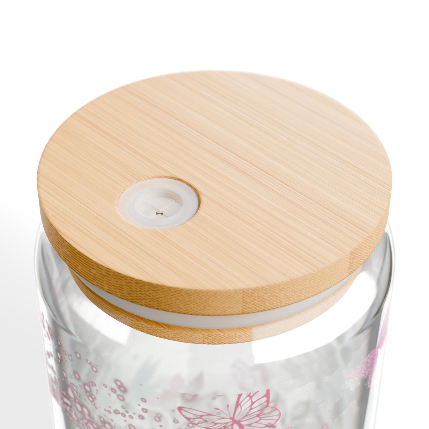 Fantasy Sipper Glass Cup with Lid - 16oz