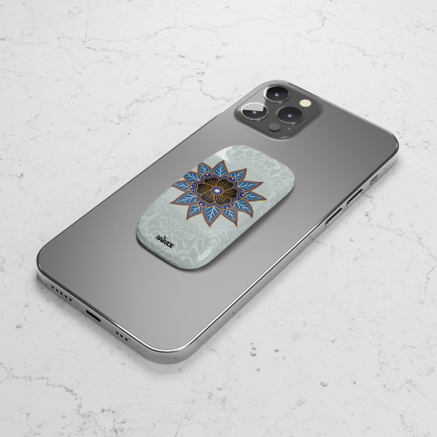 Agarre de clic para teléfono Blue Bloom
