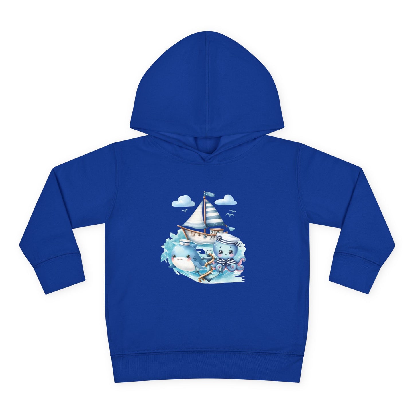 Nautical Sea Toddler Fleece Hoodie