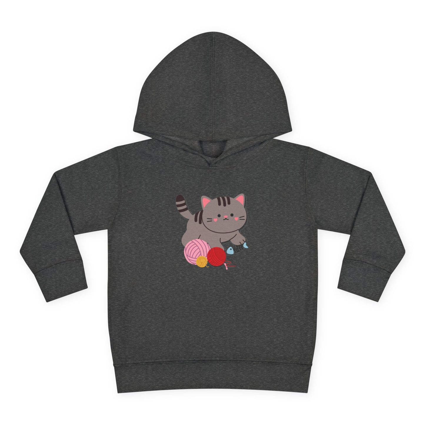 Cutie Kitten Toddler Fleece Hoodie