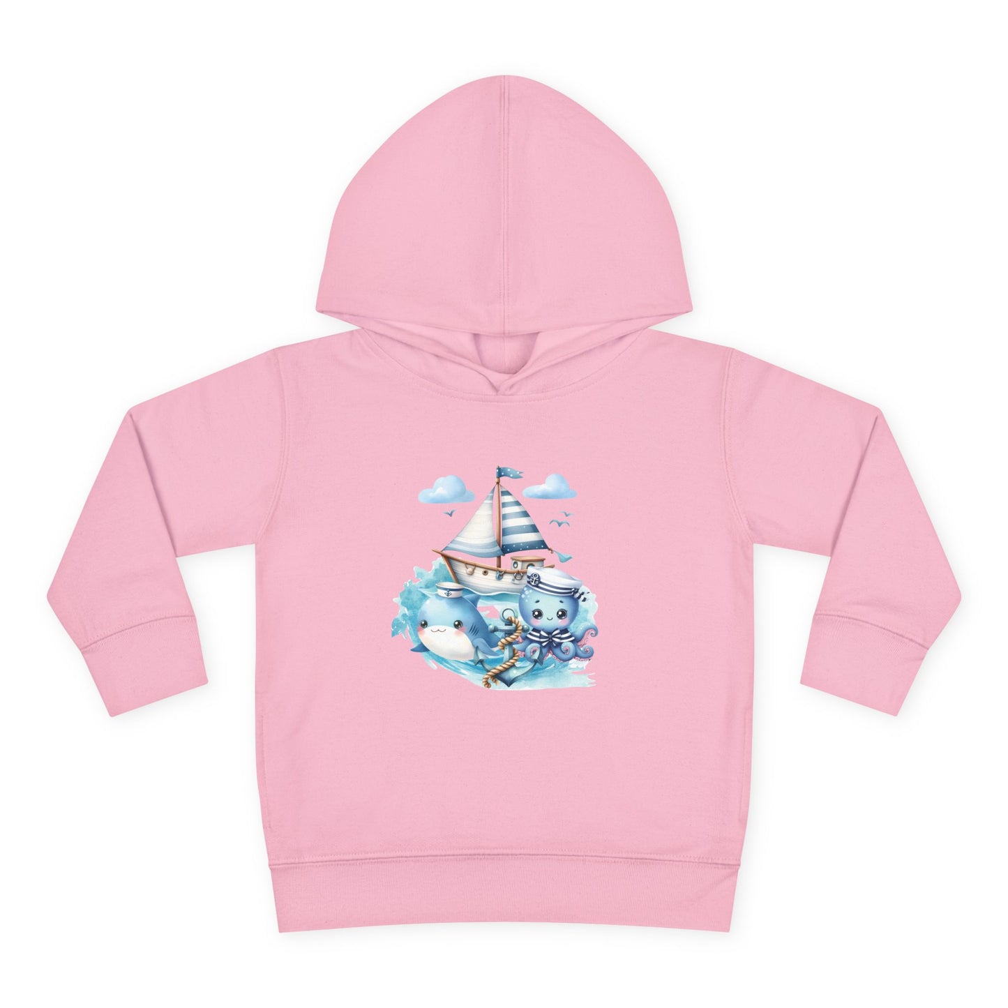 Nautical Sea Toddler Fleece Hoodie