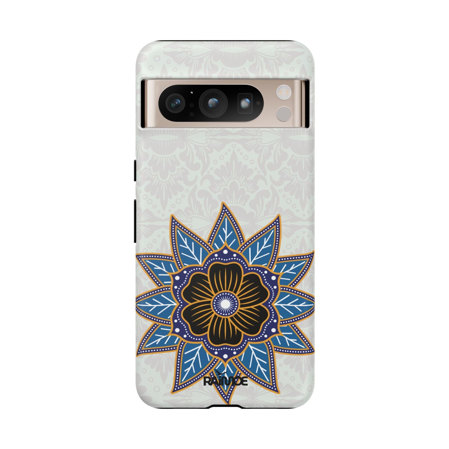 Blue Bloom - Funda resistente mate para Google Pixel