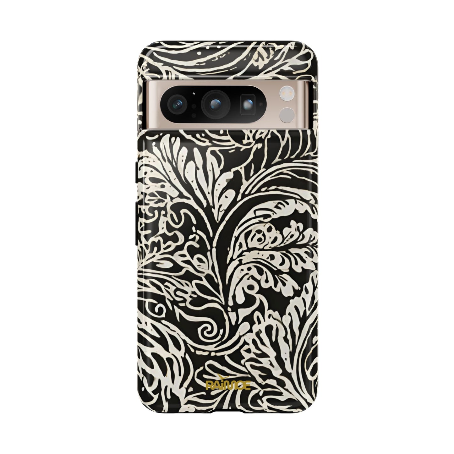 Funda resistente con diseño de hoja de arce para Google Pixel (brillante)