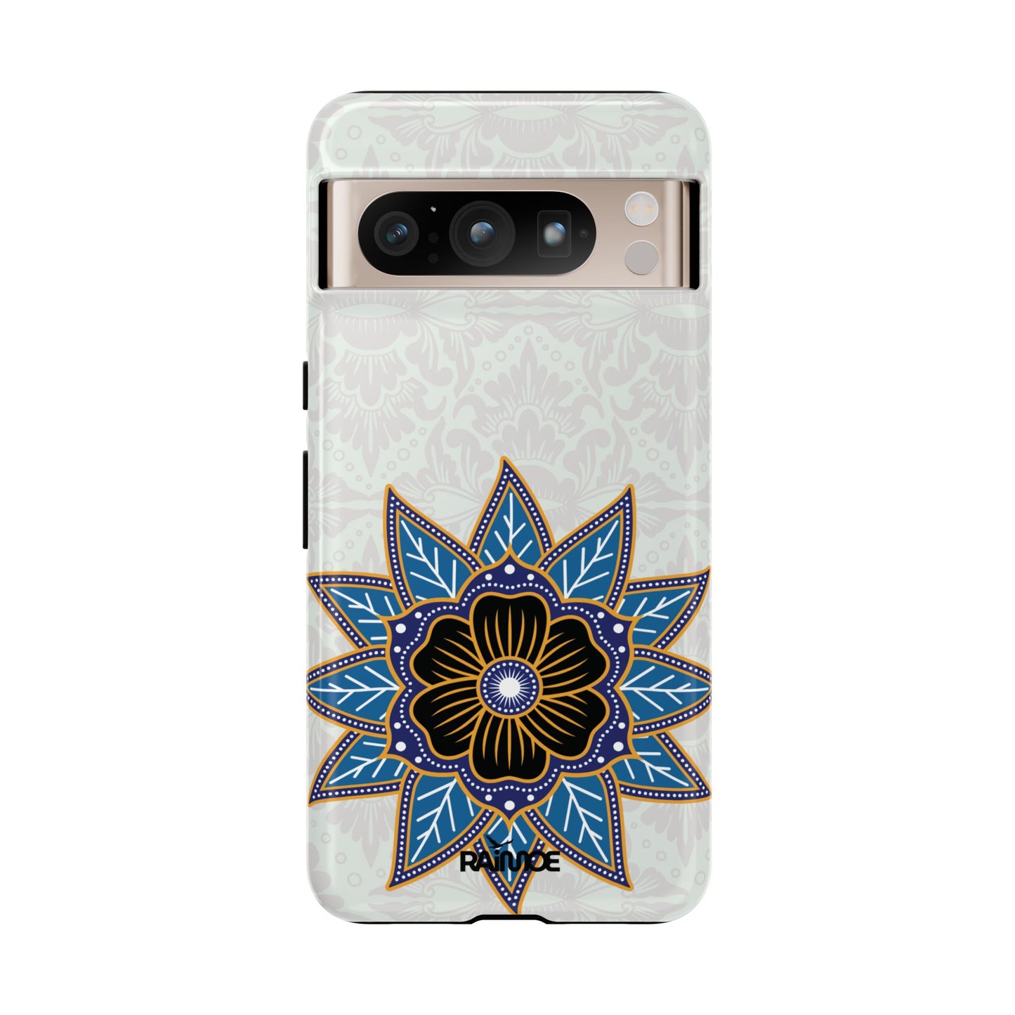 Blue Bloom - Funda resistente para Google Pixel (brillante)