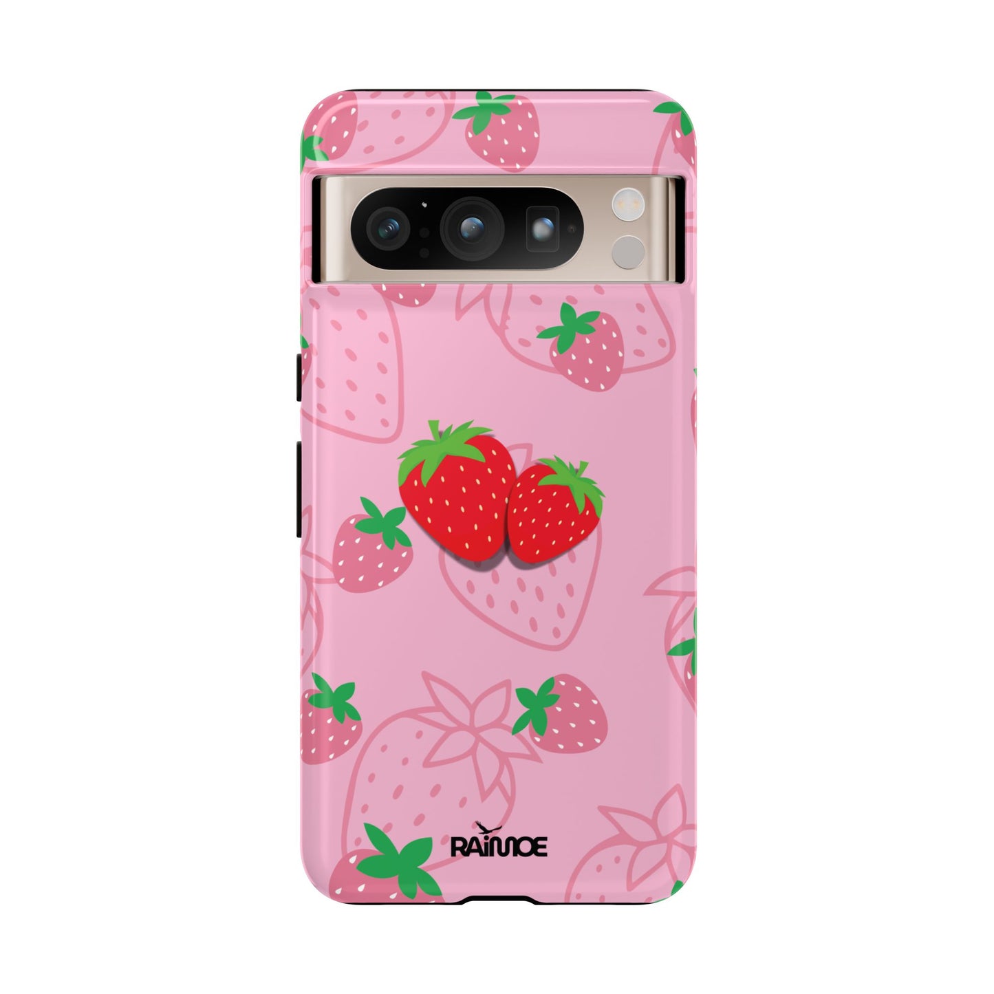 Fresa Jugosa - Funda Resistente para Google Pixel (Brillante)