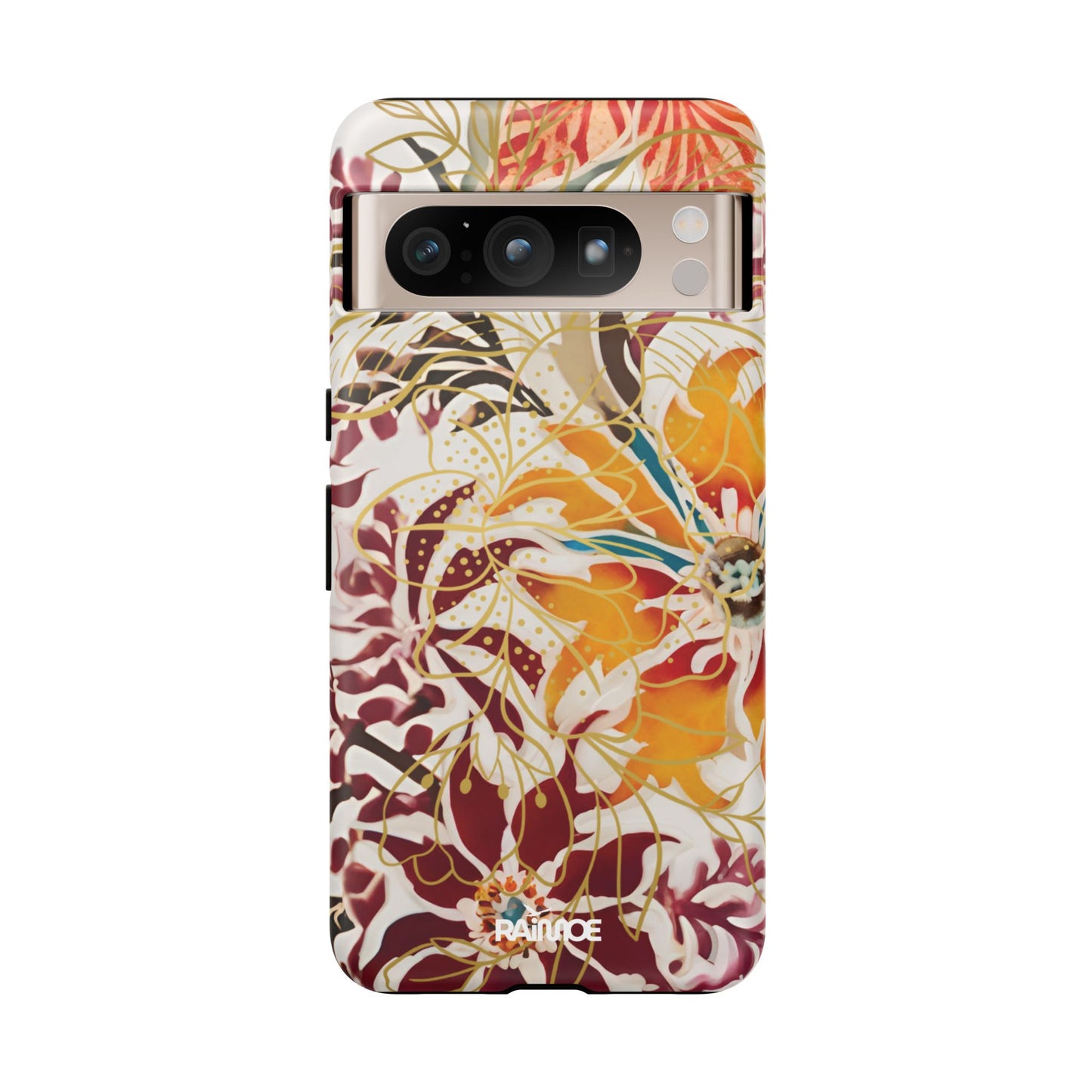 Auburn Floral - Funda resistente para Google Pixel (mate)