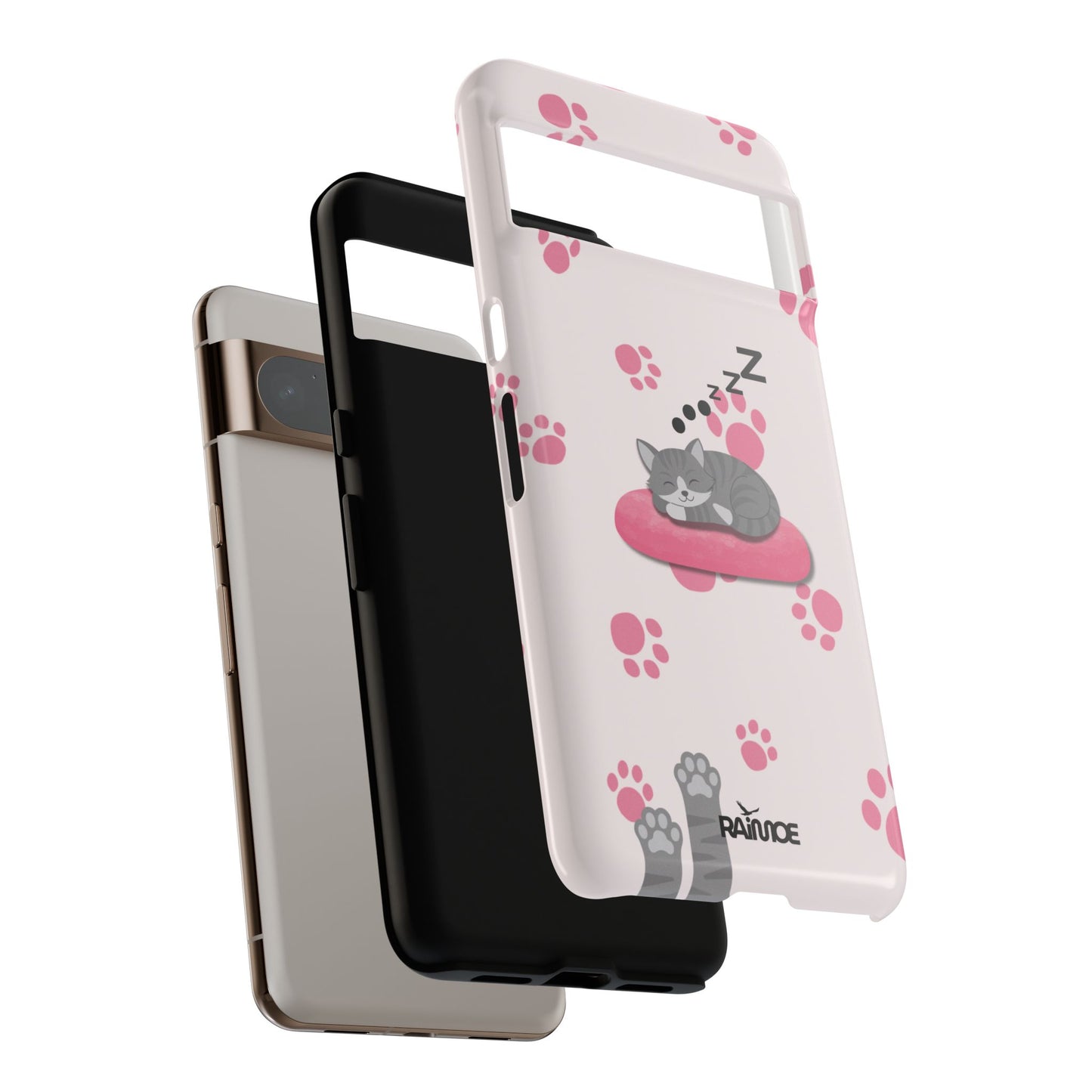 Kitty Cutie - Funda resistente para Google Pixel (brillante)