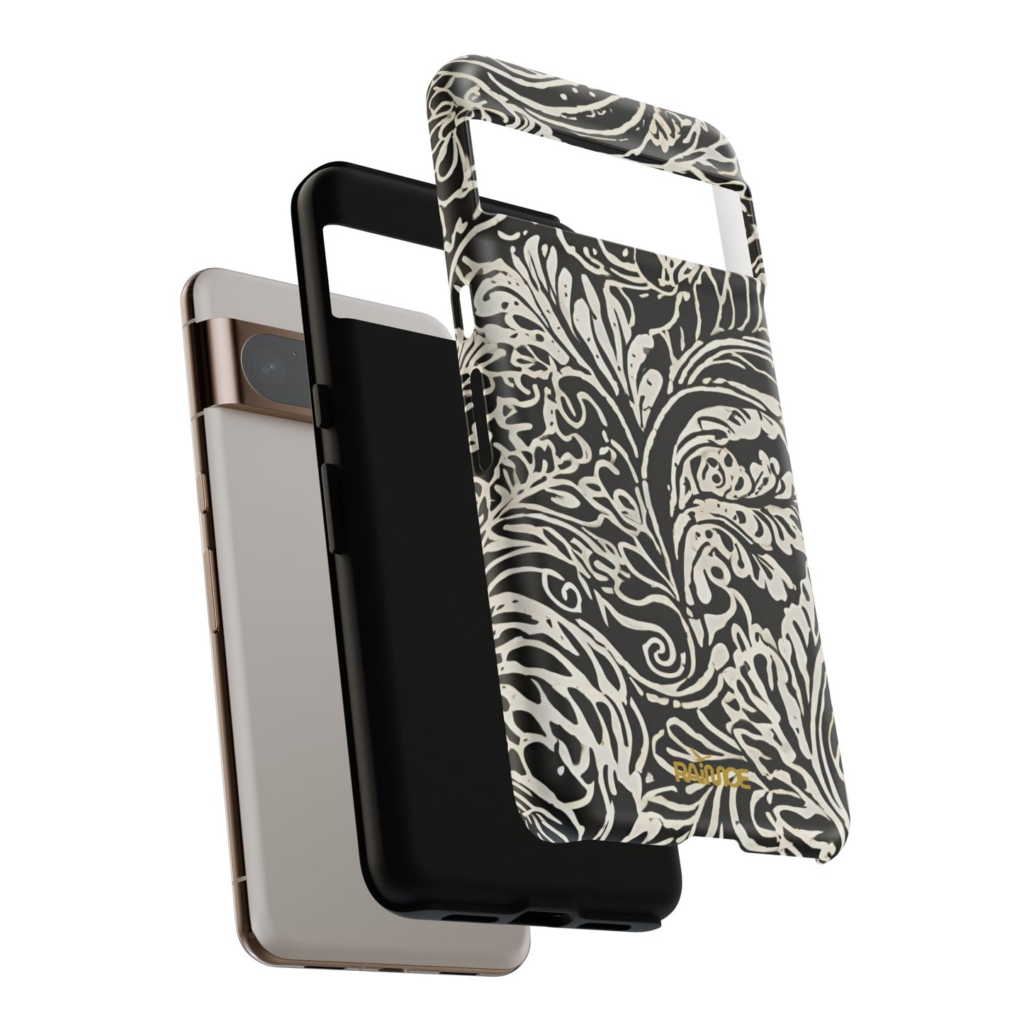 Funda resistente mate para Google Pixel con efecto Leaf Stroke