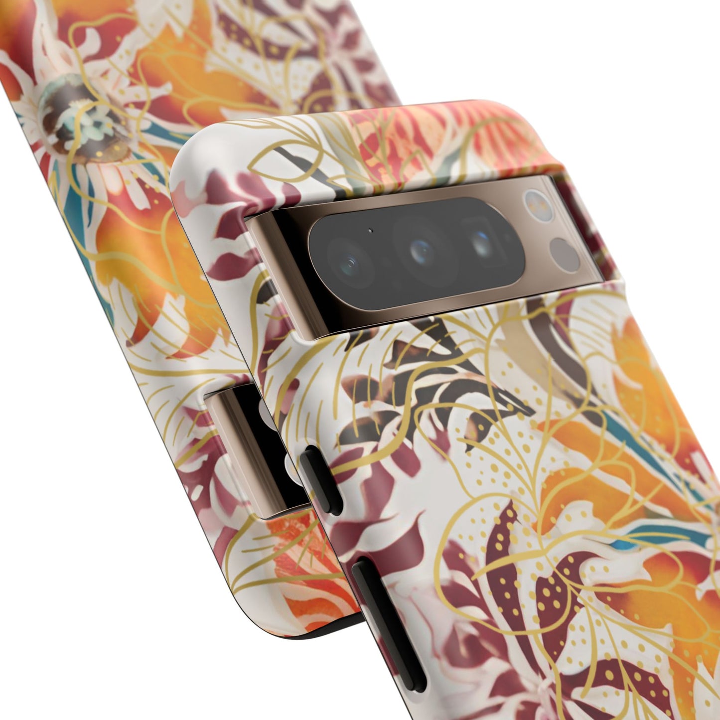 Auburn Floral - Funda resistente para Google Pixel (mate)