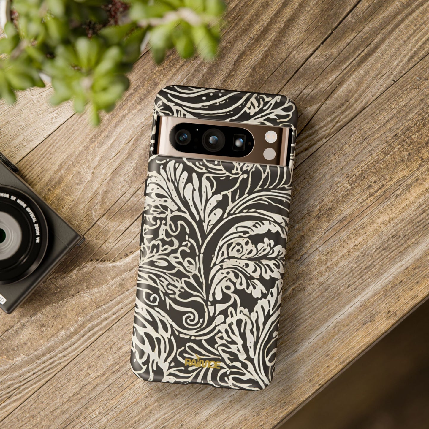 Funda resistente mate para Google Pixel con efecto Leaf Stroke