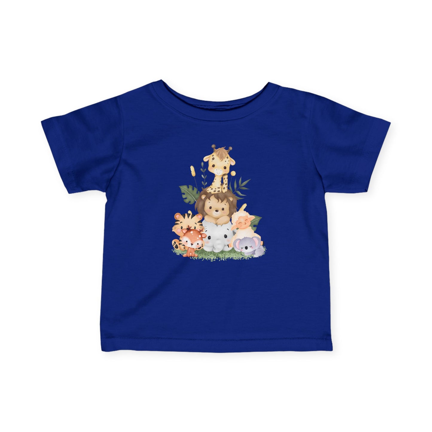 サファリアニマルベビーTシャツ