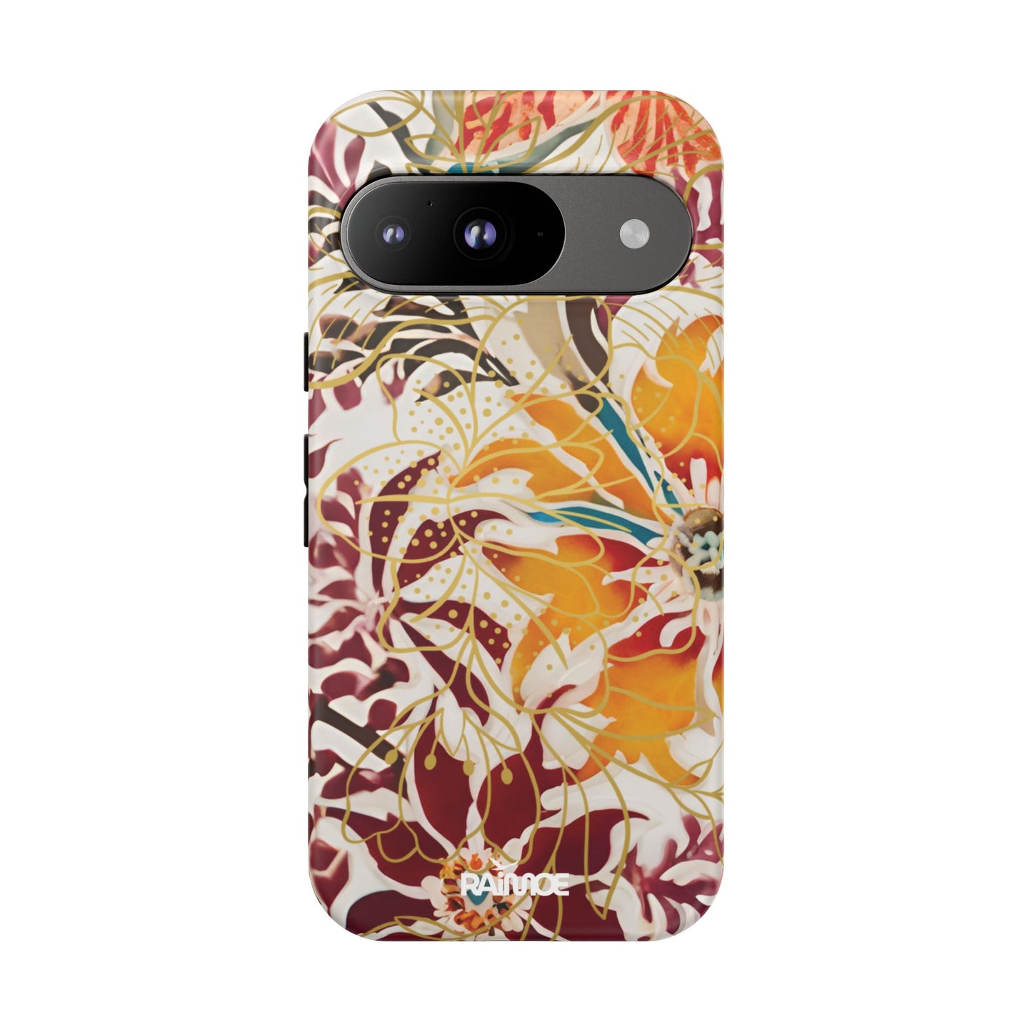 Auburn Floral - Funda resistente para Google Pixel (mate)