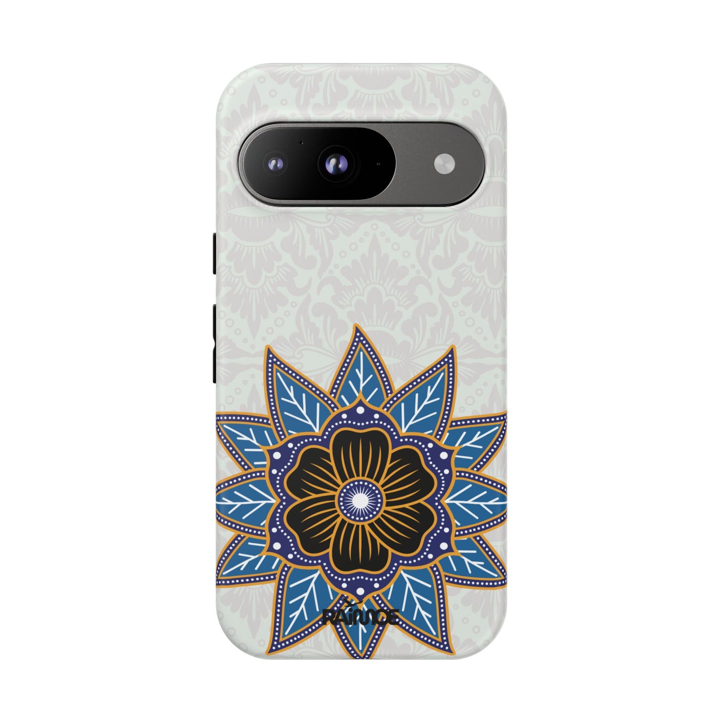 Blue Bloom - Funda resistente mate para Google Pixel