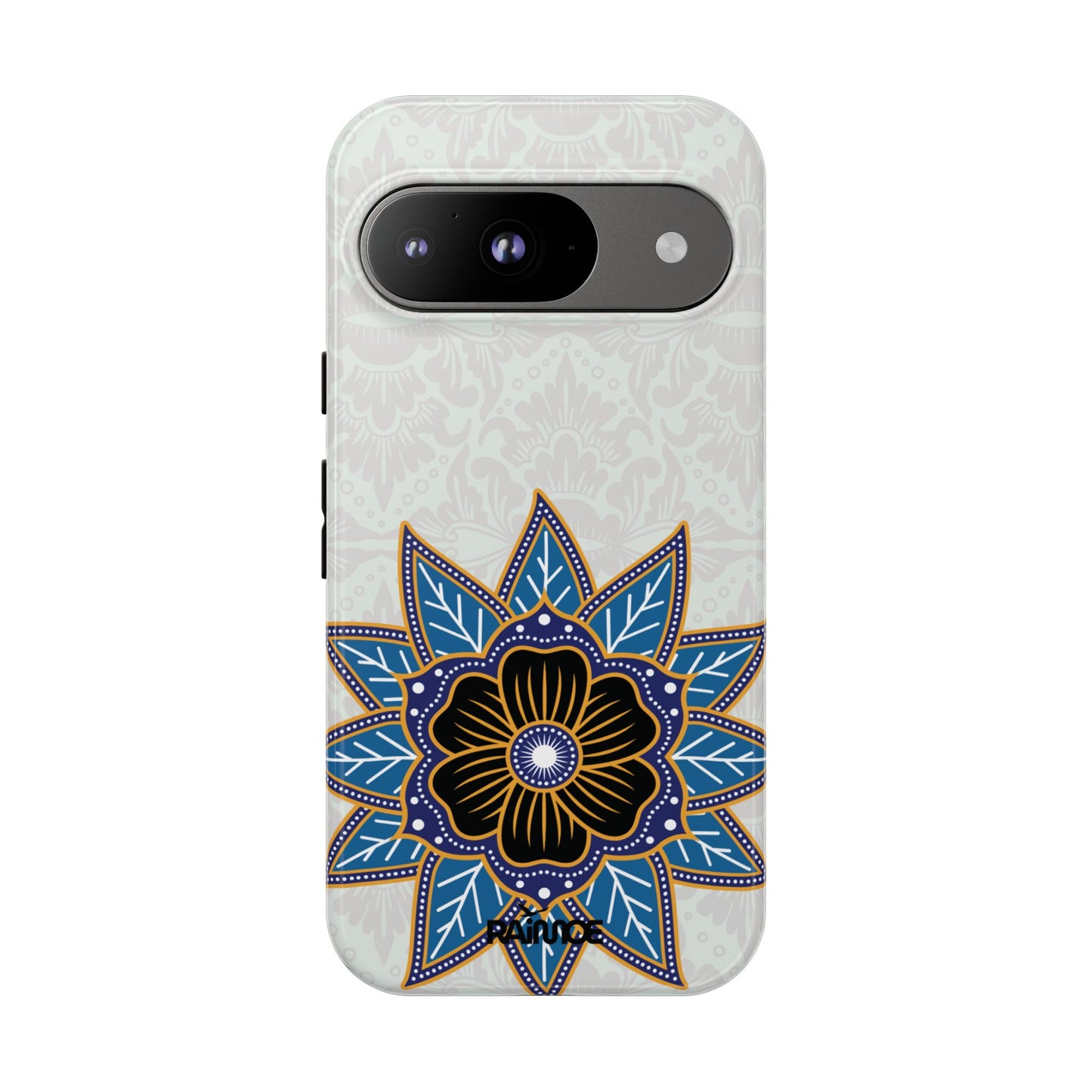 Blue Bloom - Funda resistente para Google Pixel (brillante)