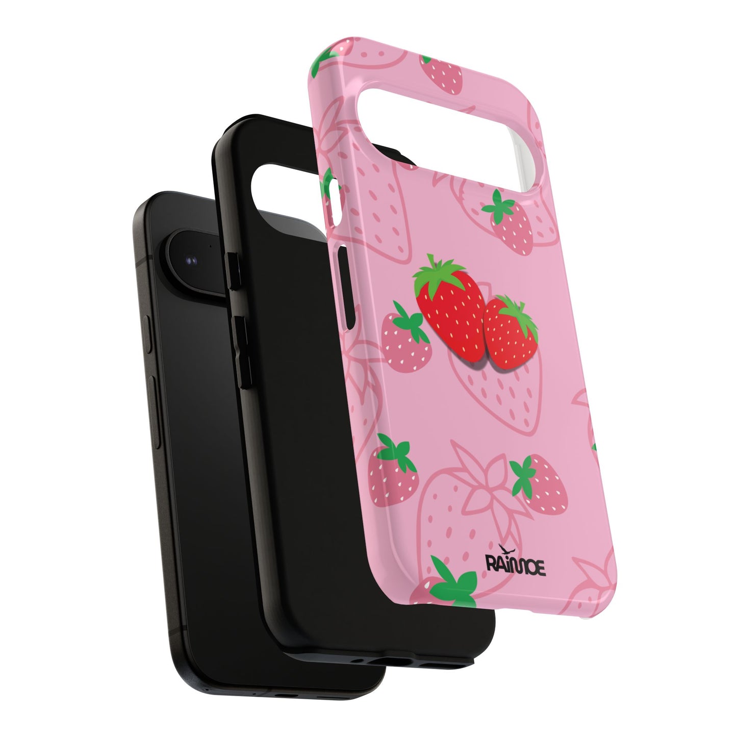 Fresa Jugosa - Funda Resistente para Google Pixel (Brillante)