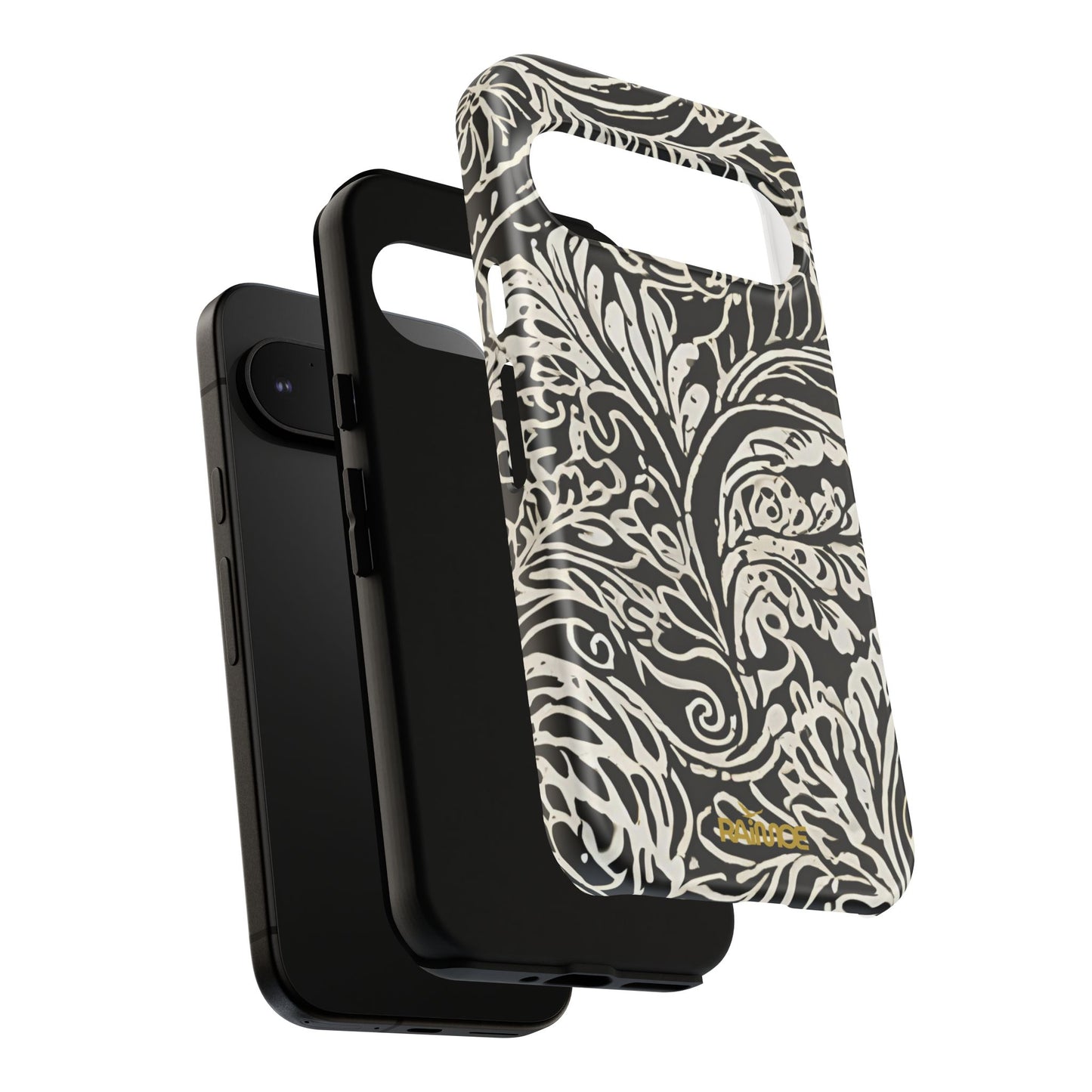 Funda resistente mate para Google Pixel con efecto Leaf Stroke