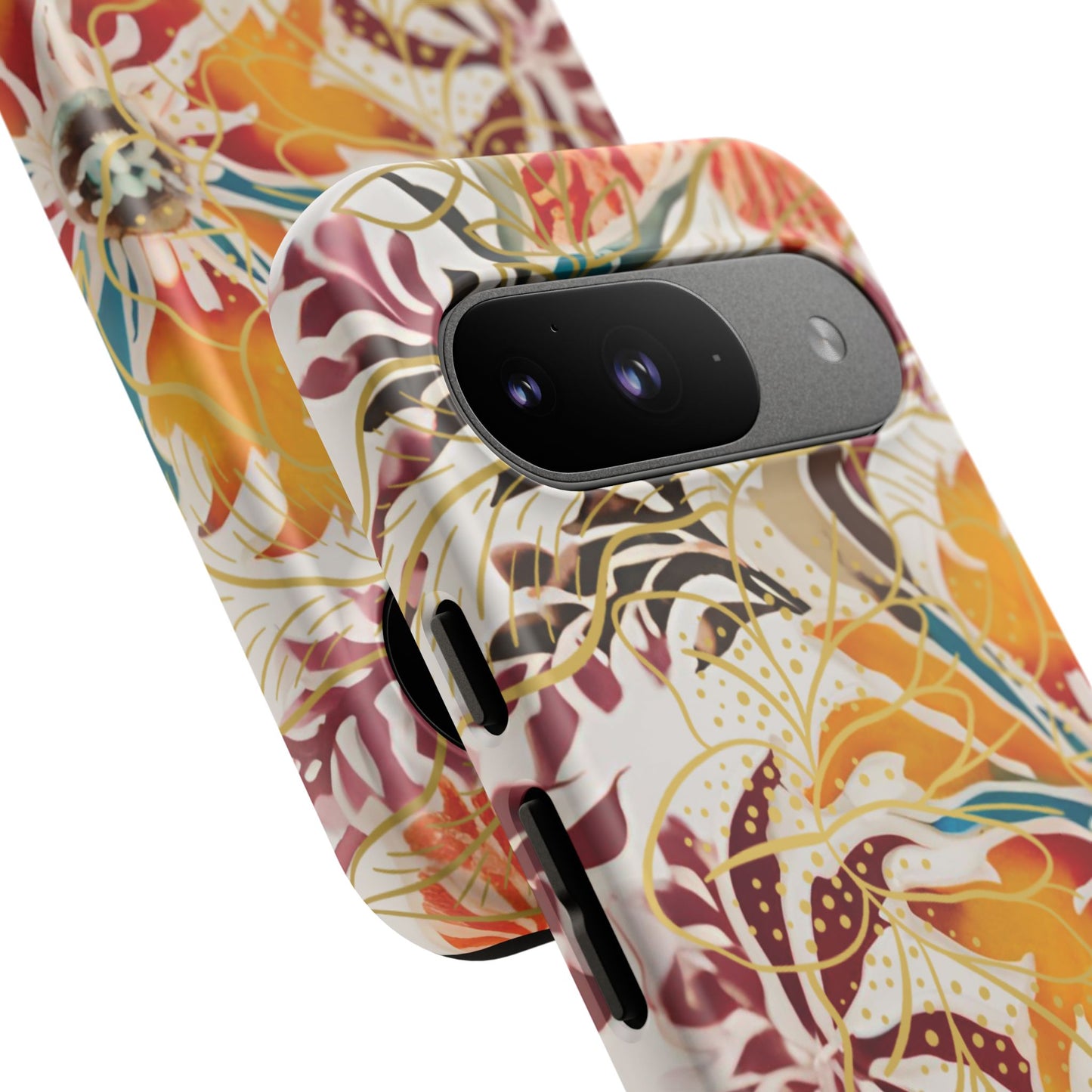 Auburn Floral - Funda resistente para Google Pixel (mate)