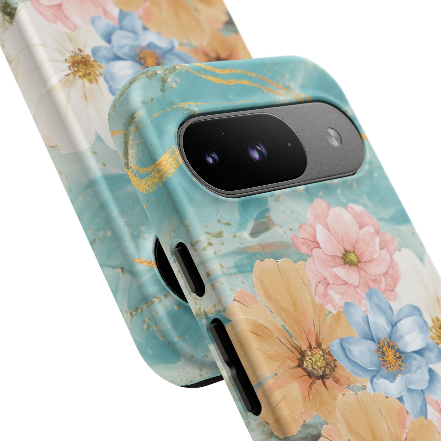 Golden Waves - Funda resistente mate para Google Pixel