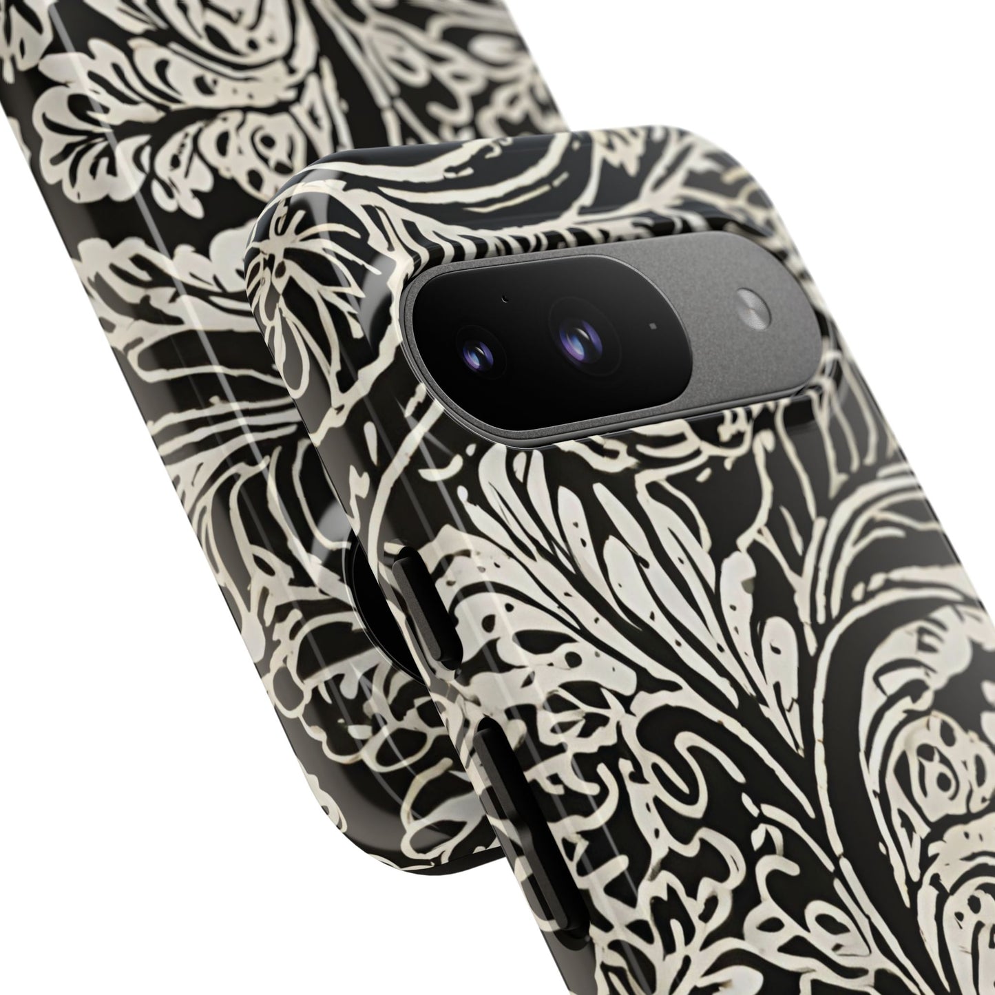 Funda resistente con diseño de hoja de arce para Google Pixel (brillante)