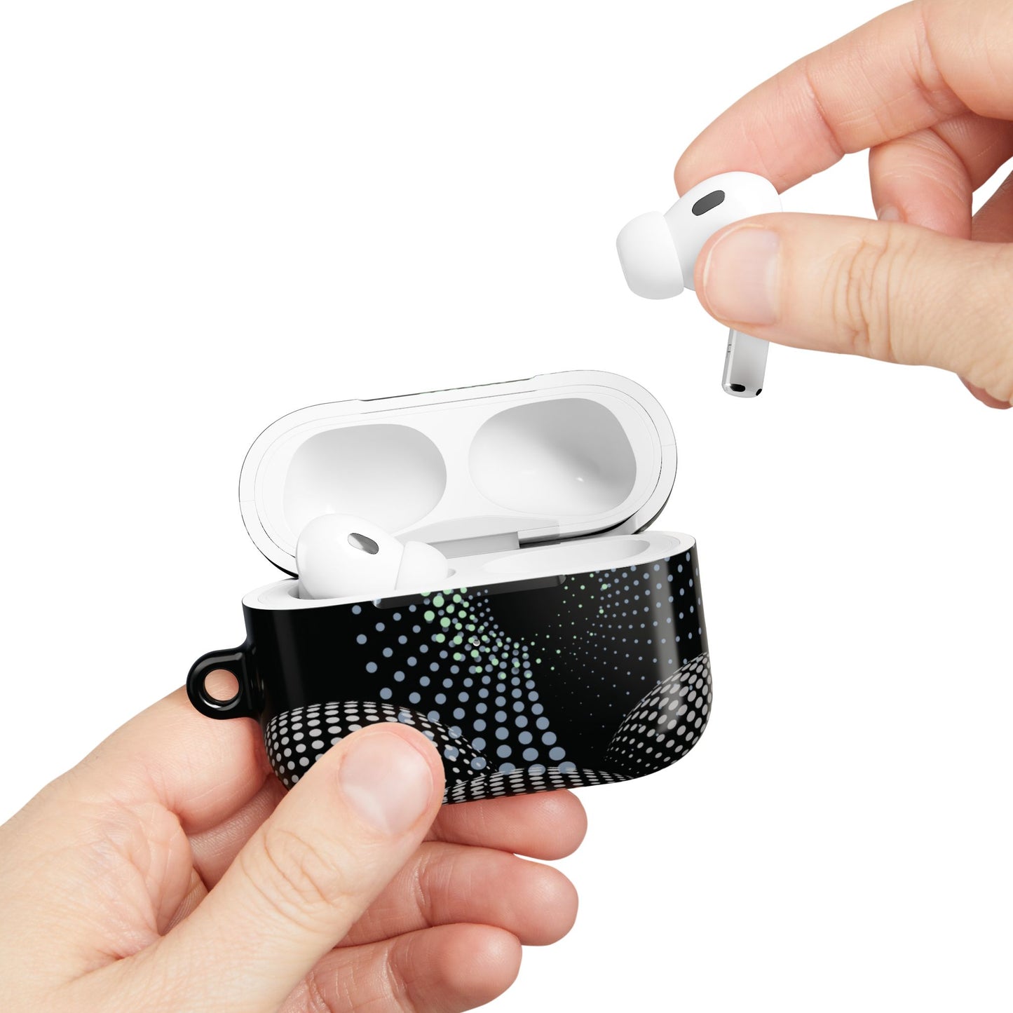 Estuche para AirPods Pro de 2.ª generación con diseño de globo negro
