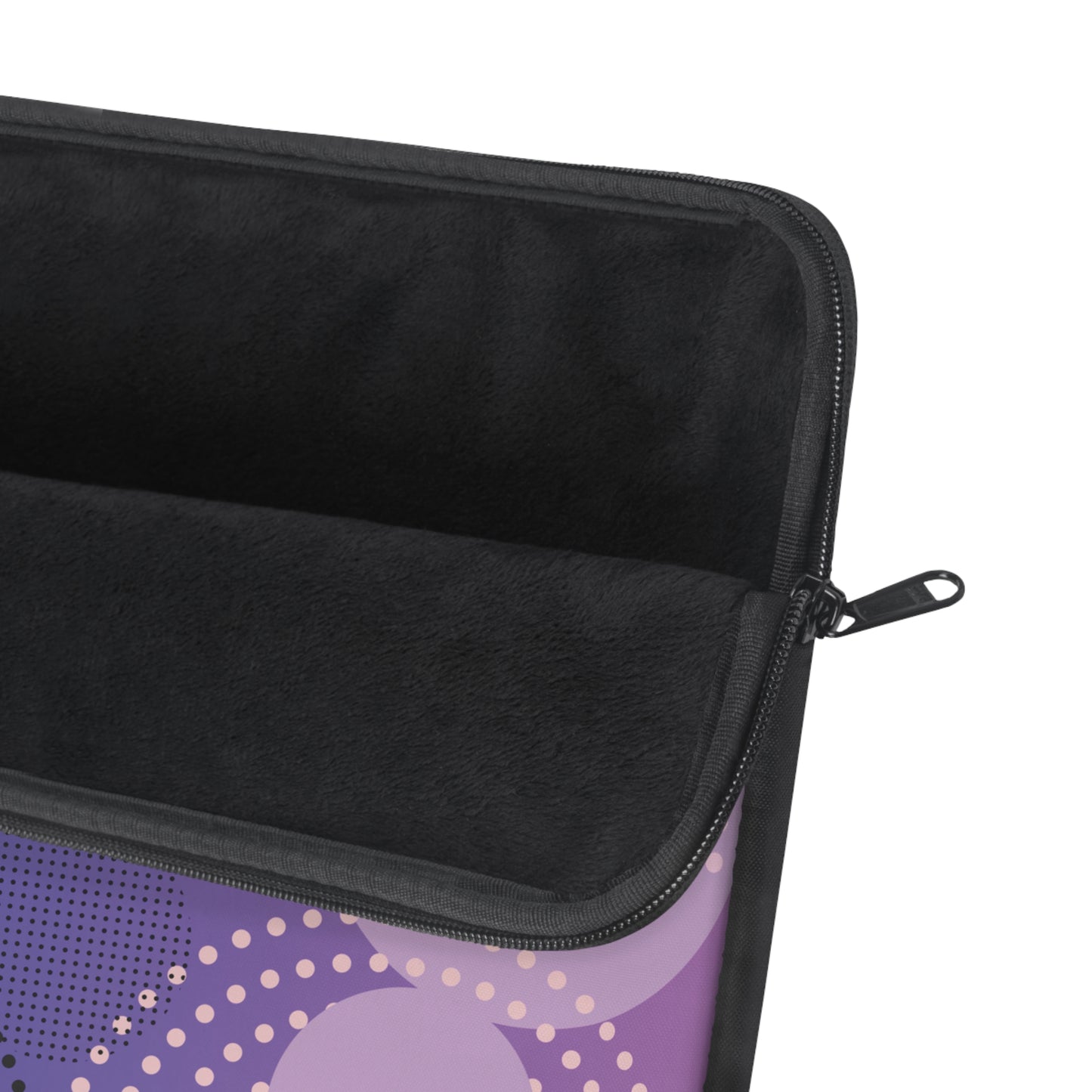 Funda para portátil con diseño geométrico morado