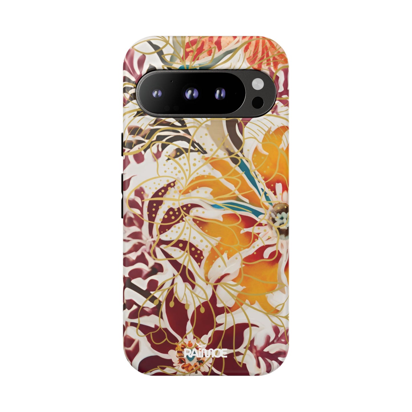 Auburn Floral - Funda resistente para Google Pixel (mate)