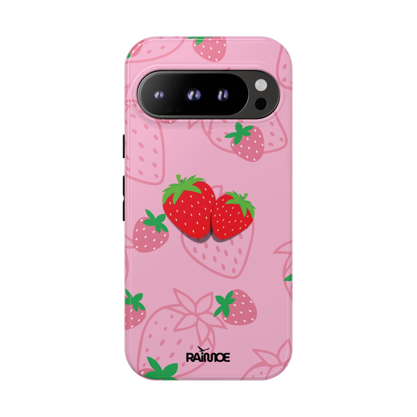 Fresa Jugosa - Funda Resistente para Google Pixel (Brillante)