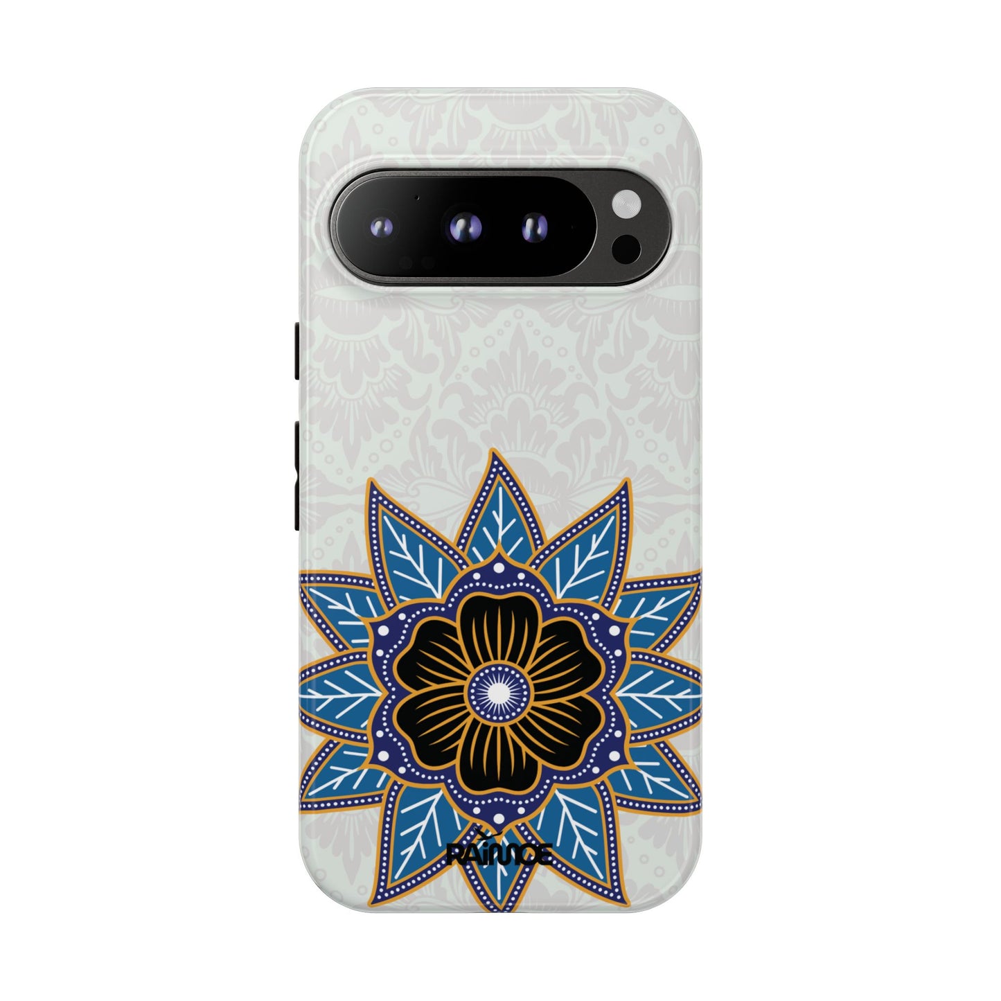 Blue Bloom - Funda resistente para Google Pixel (brillante)