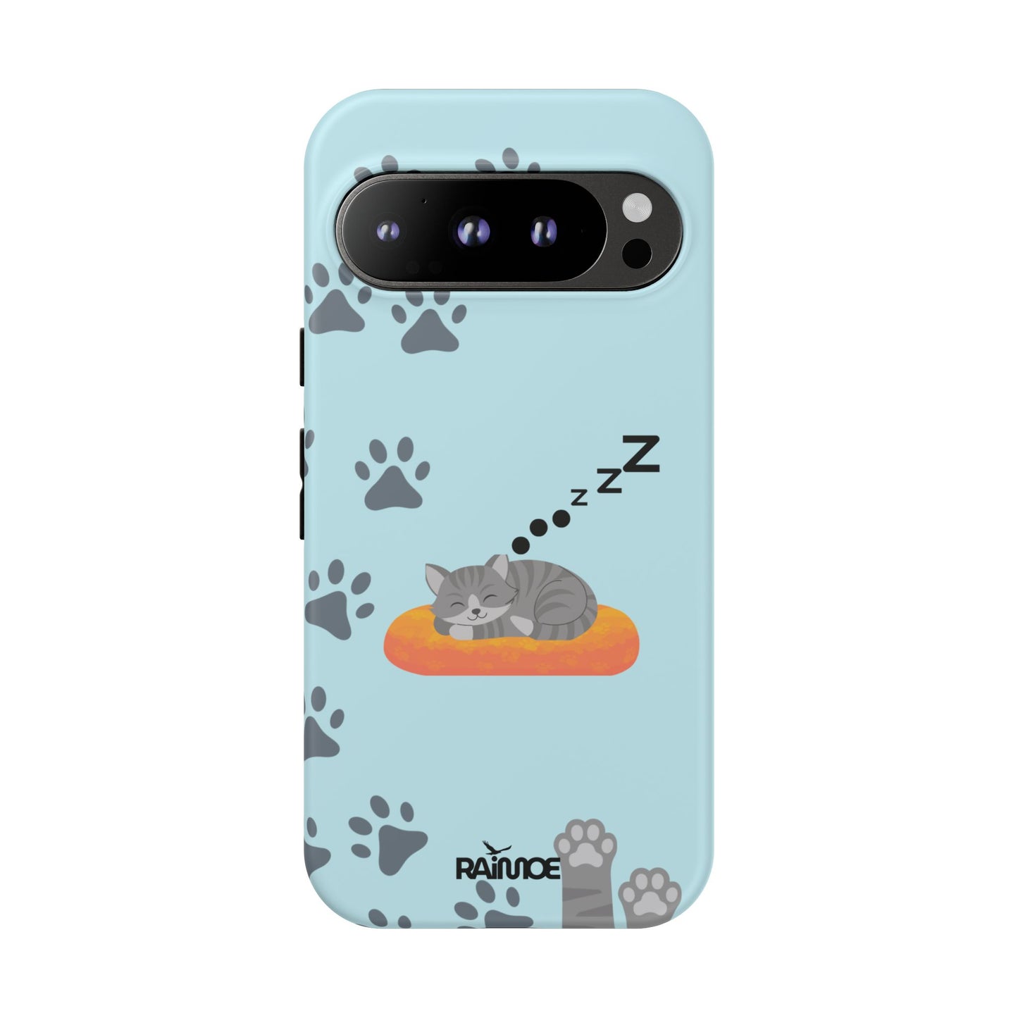 Snoozy Kitty - Funda resistente mate para Google Pixel
