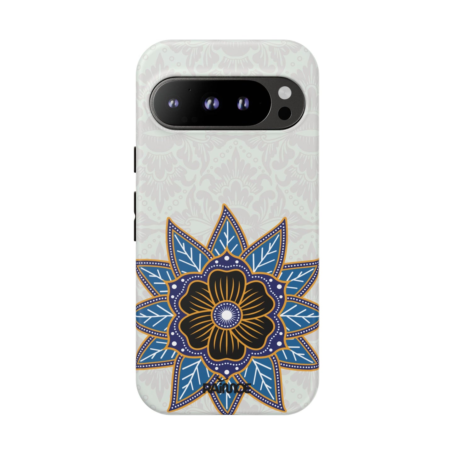 Blue Bloom - Funda resistente mate para Google Pixel
