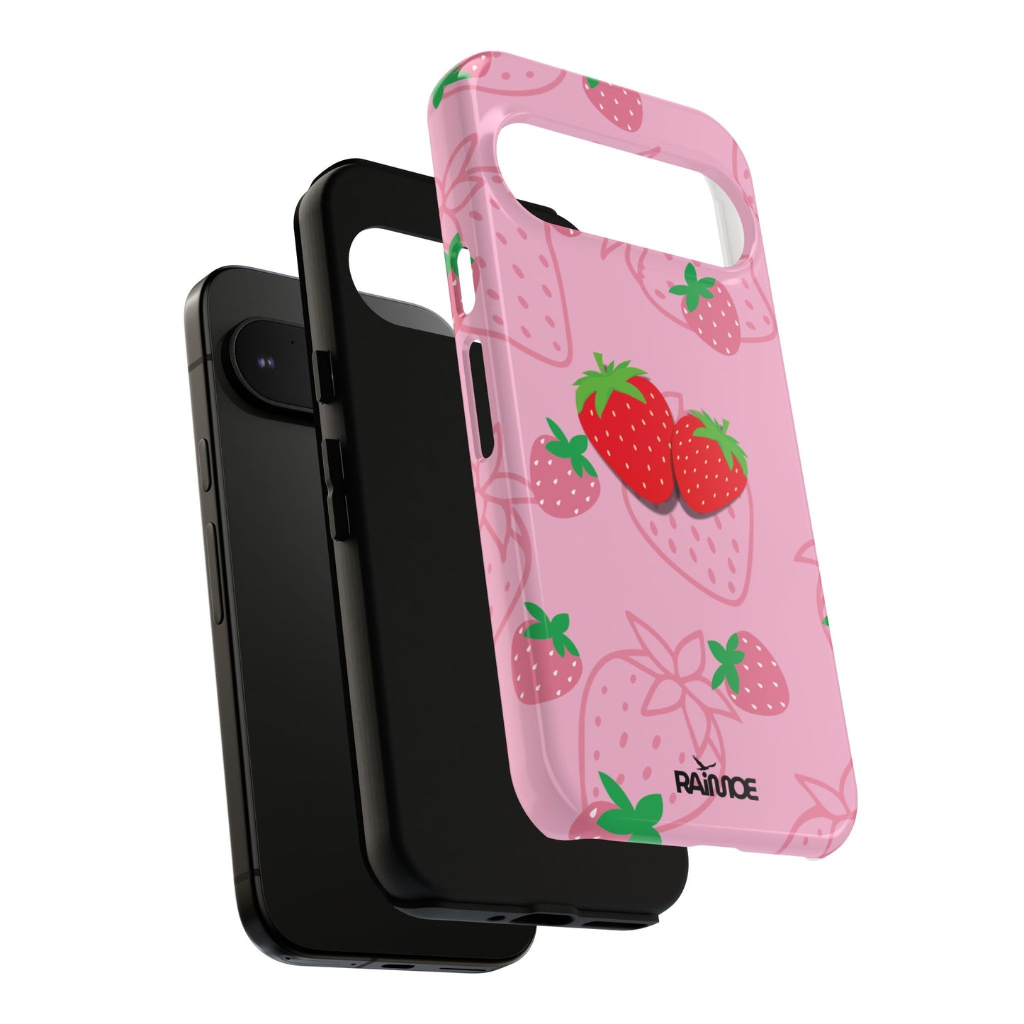 Fresa Jugosa - Funda Resistente para Google Pixel (Brillante)