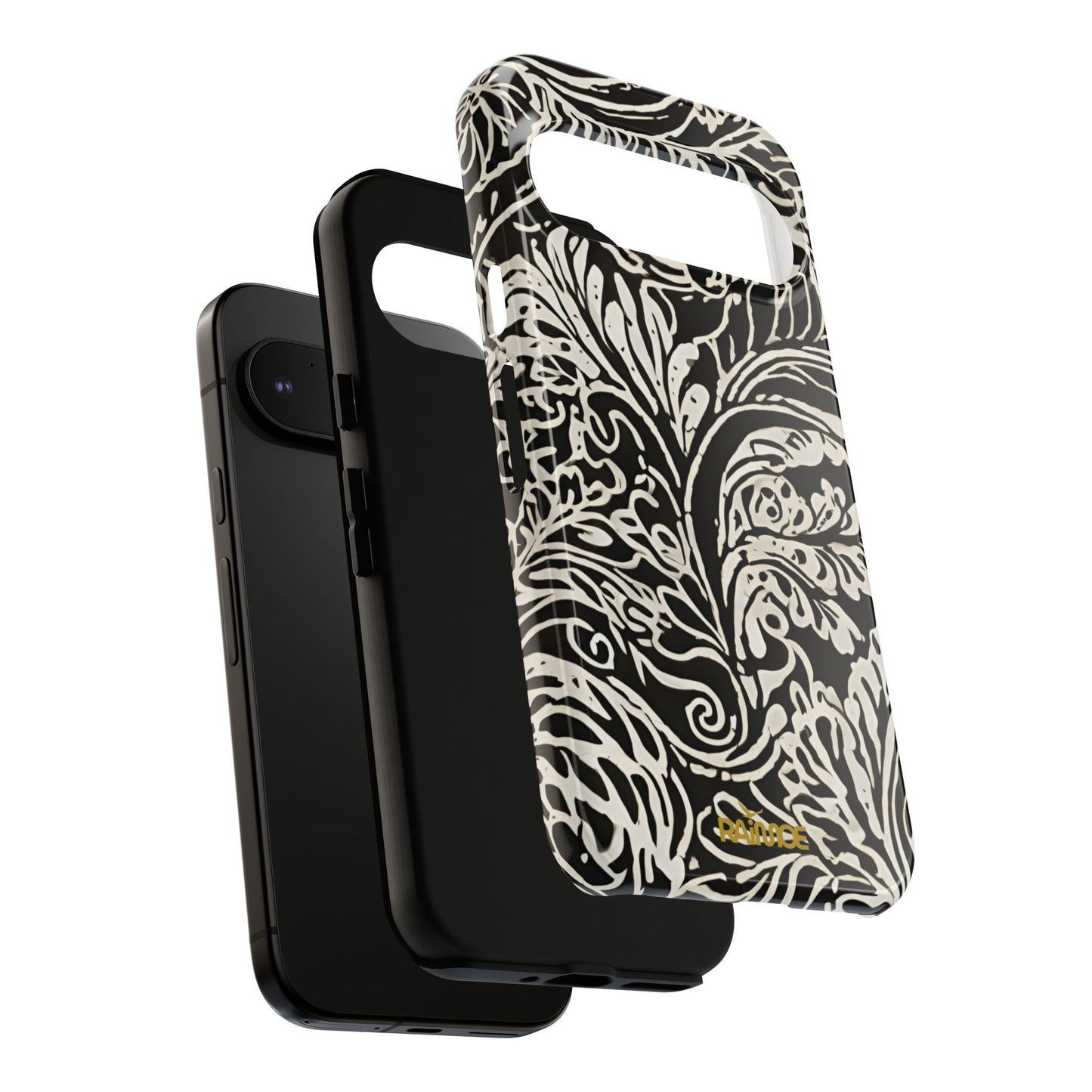 Funda resistente con diseño de hoja de arce para Google Pixel (brillante)