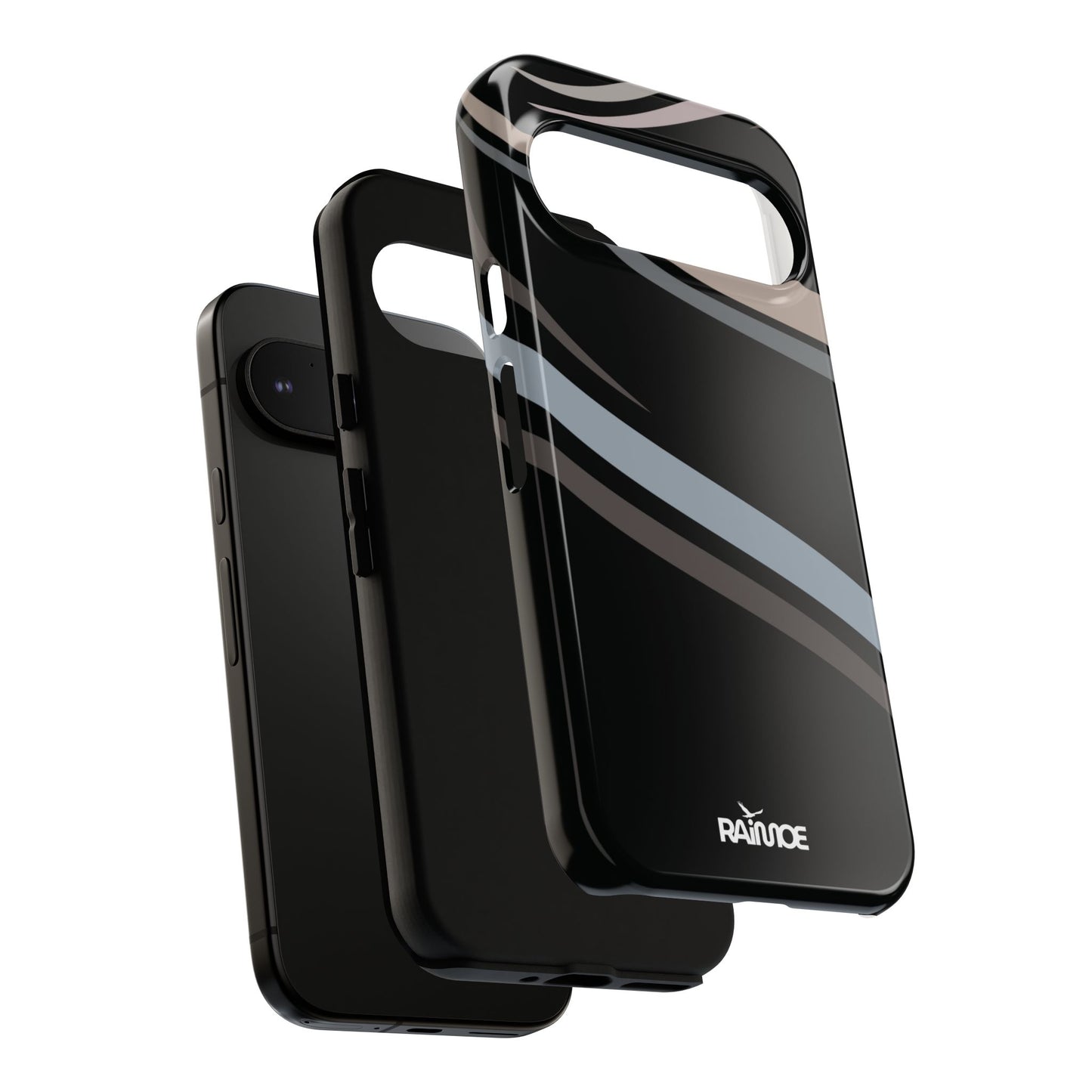 Funda resistente con líneas onduladas para Google Pixel (brillante)