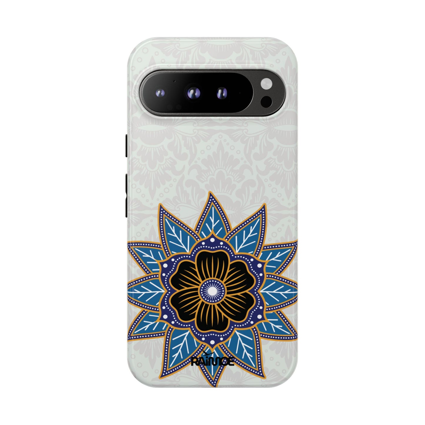 Blue Bloom - Funda resistente para Google Pixel (brillante)