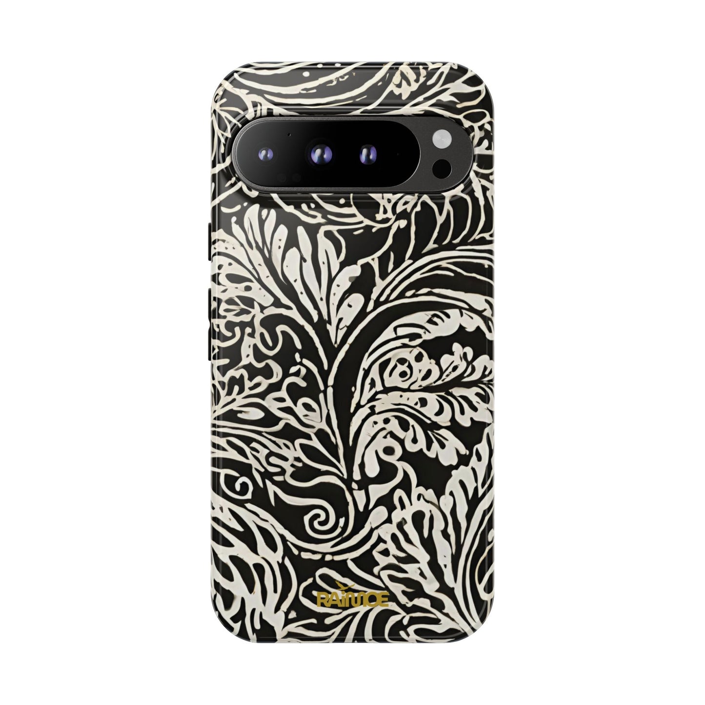 Funda resistente con diseño de hoja de arce para Google Pixel (brillante)